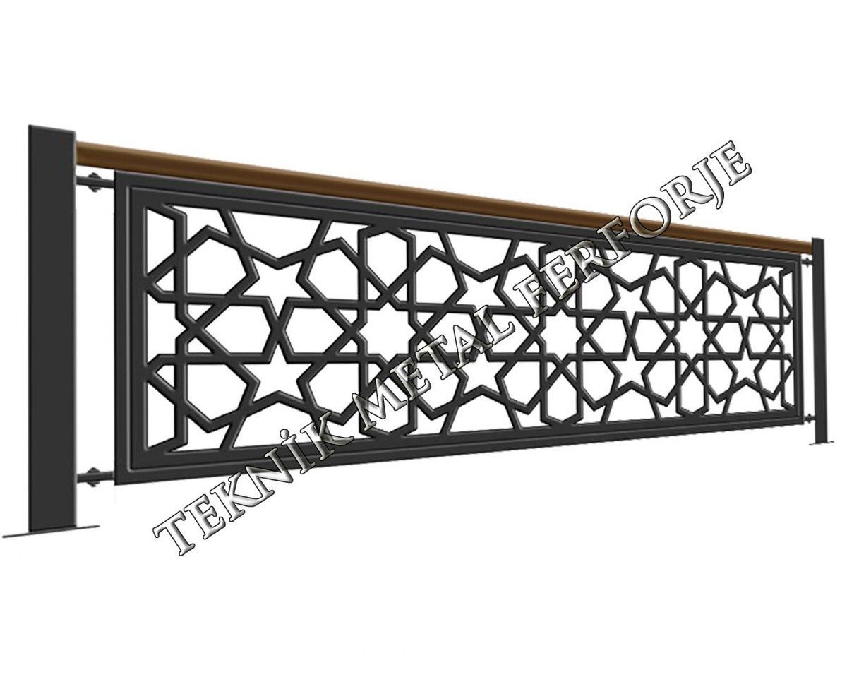 Selçuklu Motifi Lazer Kesim Balkon Korkuluğu